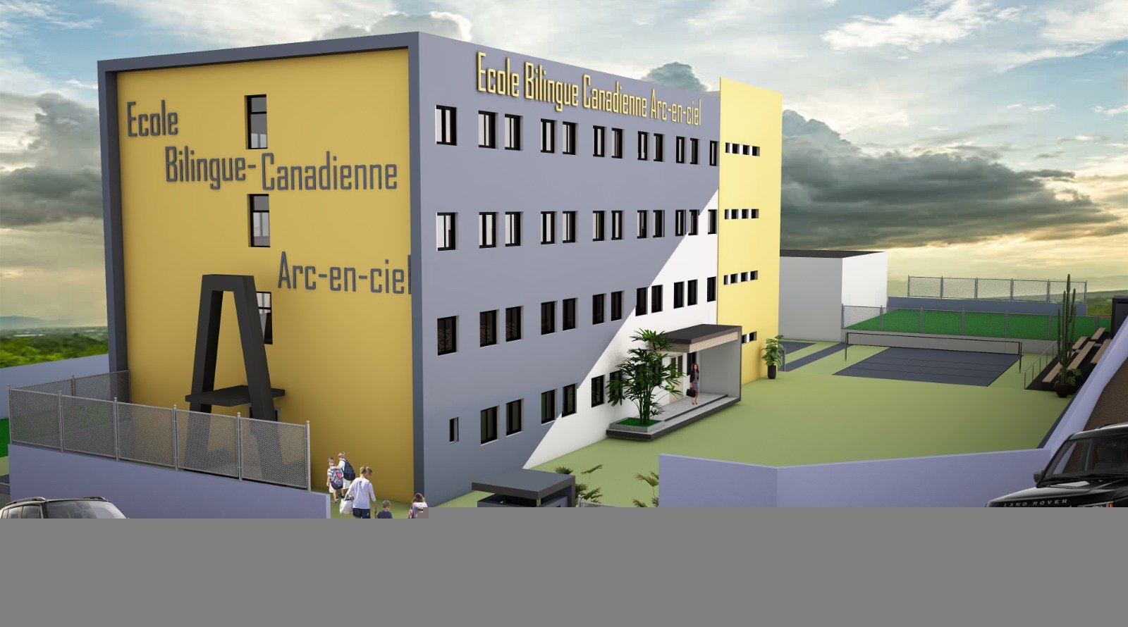 Vue du futur campus